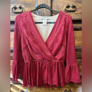 Beautiful Burgundy Top.